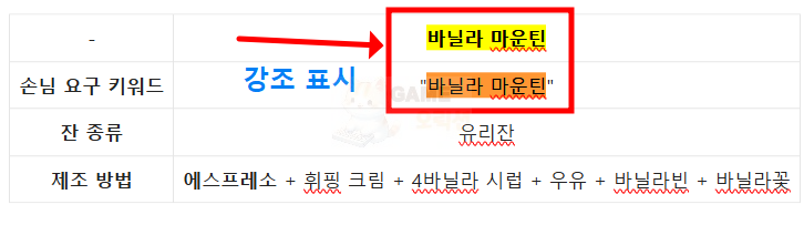 좋은 커피 위대한 커피 레시피 빨리 찾는 법 설명 자료3